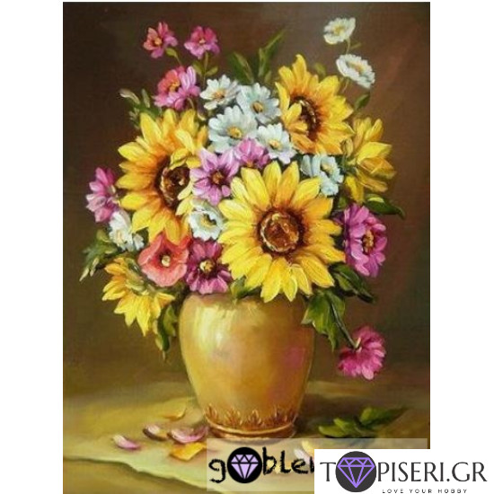 ECO Diamond Painting Sunflowers 5 - Tapiseri.GR