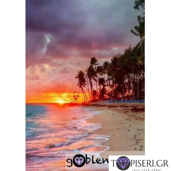 ECO Diamond Painting Landscape With Palms 5 - Tapiseri.GR ECO Diamond Painting Landscape With Palms 5 - Tapiseri.GR