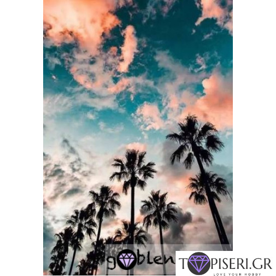 ECO Diamond Painting Landscape With Palms 7 - Tapiseri.GR ECO Diamond Painting Landscape With Palms 7 - Tapiseri.GR