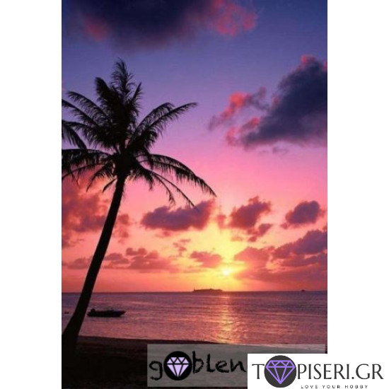 ECO Diamond Painting Landscape With Palms 8 - Tapiseri.GR ECO Diamond Painting Landscape With Palms 8 - Tapiseri.GR