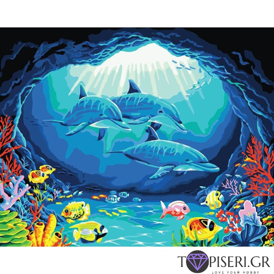 Painting By Numbers Seabed - Tapiseri.GR Painting By Numbers Seabed - Tapiseri.GR