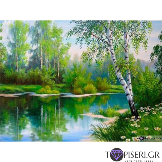 Diamond Painting Spring In Forest - Tapiseri.GR