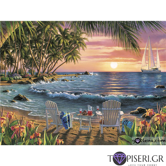 Diamond Painting View From The Seaside - Tapiseri.GR
