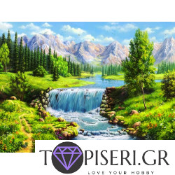 Diamond Painting The Mountain River