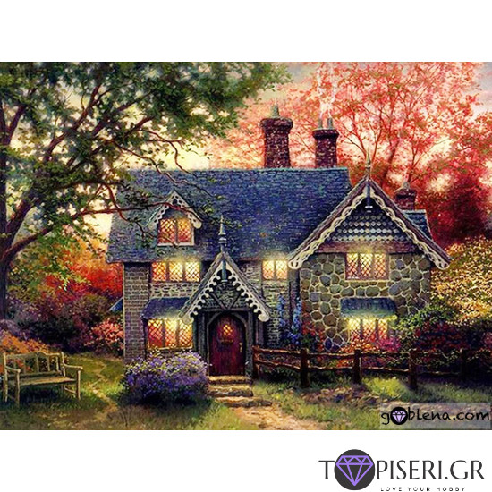 Diamond Painting Forest House - Tapiseri.GR Diamond Painting Forest House - Tapiseri.GR