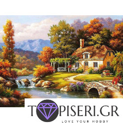Diamond Painting Forest House 2