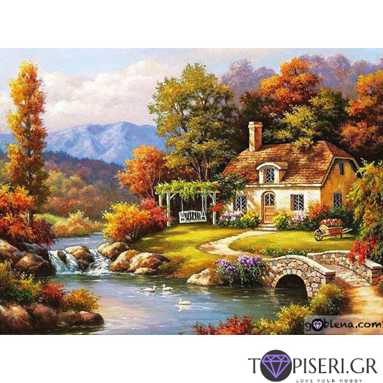 Diamond Painting Forest House 2 - Tapiseri.GR Diamond Painting Forest House 2 - Tapiseri.GR