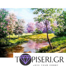 Diamond Painting Spring River