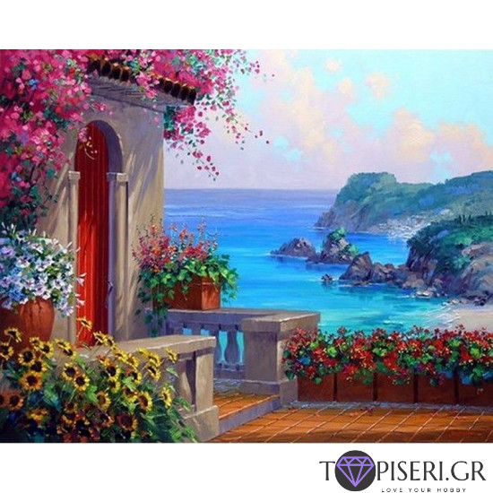Painting By Numbers Sea View 3 - Tapiseri.GR
