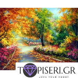 Painting By Numbers Colorful Path