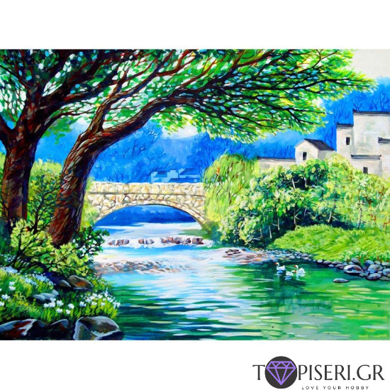 Ζωγραφική με αριθμούς Γέφυρα 2 - Tapiseri.GR