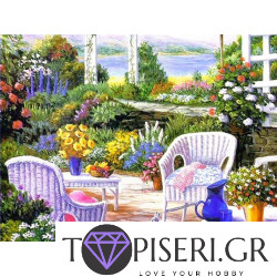 Diamond Painting Rest In The Garden 2