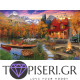 Diamond Painting Lodge In Autumn - Tapiseri.GR