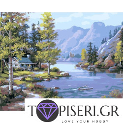 Painting By Numbers Mountain Lodge
