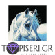 Painting By Numbers White Horse 2 - Tapiseri.GR