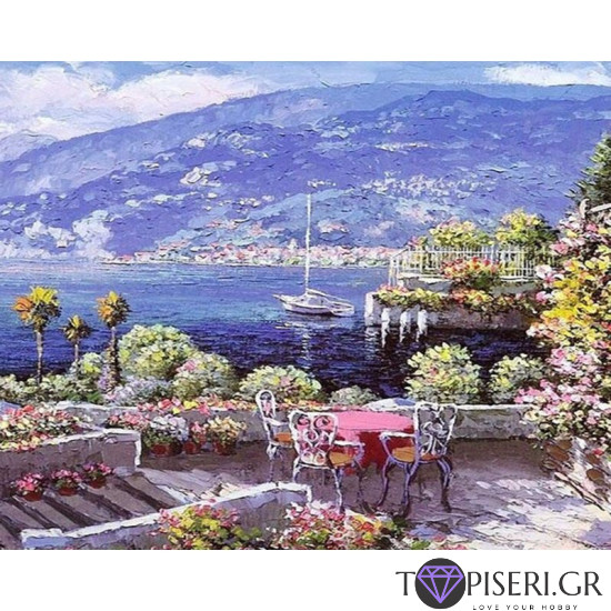 Painting By Numbers View To The Sea - Tapiseri.GR