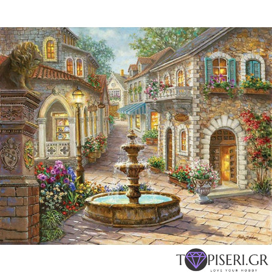 Painting By Numbers Fountain - Tapiseri.GR