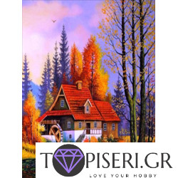 Diamond Painting Autumn Cottage