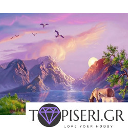 Diamond Painting Down In The Mountain