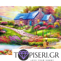 Diamond Painting Colorful House 2