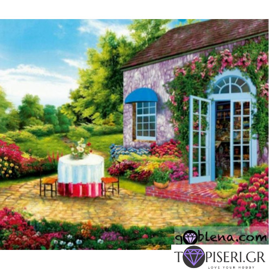 Diamond Painting House In The Village - Tapiseri.GR