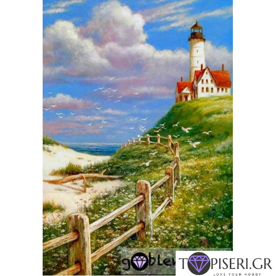 Diamond Painting Sea Light House - Tapiseri.GR