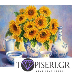 Diamond Painting Still Life With Sunflowers