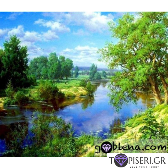 Diamond Painting Forest River - Tapiseri.GR