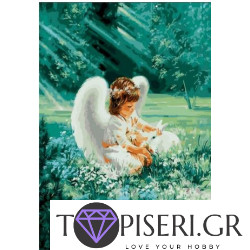 Diamond Painting Angel And Rabbit