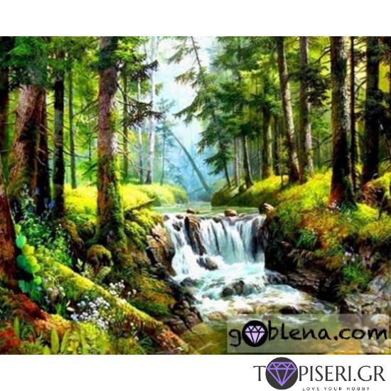 Diamond Painting Forest River 2 - Tapiseri.GR