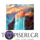 Painting By Numbers Woman Waterfall - Tapiseri.GR