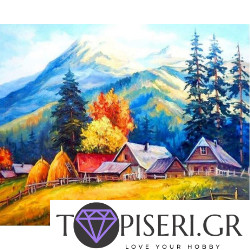 Diamond Painting Autumn In The Village