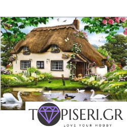 ECO Diamond Painting Village Cottage