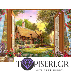 Painting By Numbers View To The House