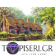 Painting By Numbers House With Fountain - Tapiseri.GR