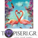 Painting By Numbers Flamingo 5 - Tapiseri.GR