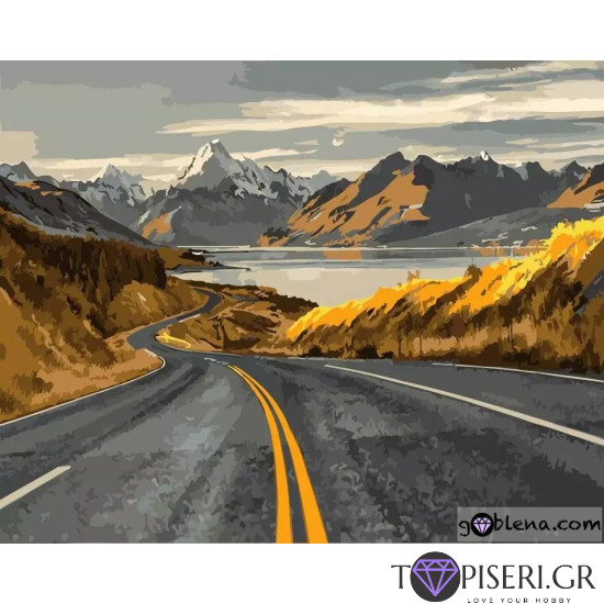 Painting By Numbers On The Road - Tapiseri.GR