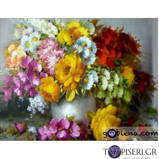 Painting By Numbers Daisies 5 - Tapiseri.GR Painting By Numbers Daisies 5 - Tapiseri.GR