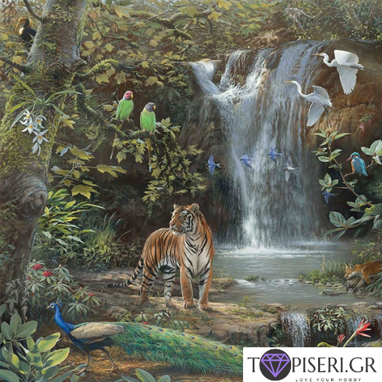 Painting By Numbers In The Jungle - Tapiseri.GR