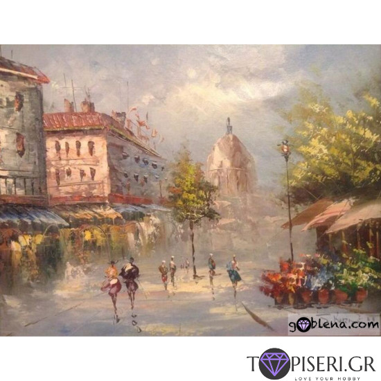 Painting By Numbers Parisian Street Vintage - Tapiseri.GR
