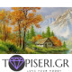 Painting By Numbers Cottage Down In The Mountain 2 - Tapiseri.GR