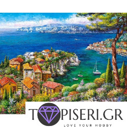 Painting By Numbers City On The Rock