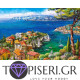 Painting By Numbers City On The Rock - Tapiseri.GR
