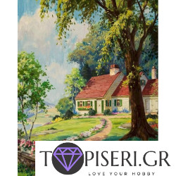 Painting By Numbers Path To The House