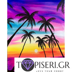 Painting By Numbers Palms 2