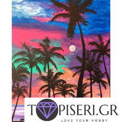 Painting By Numbers Palms 3