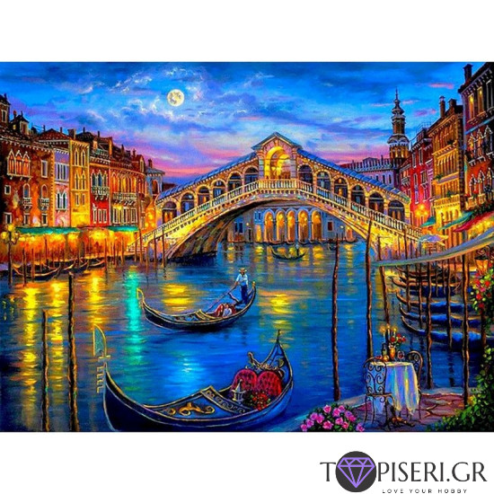 Painting By Numbers Night In Venice - Tapiseri.GR
