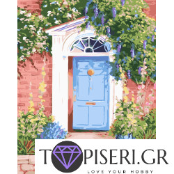 Painting By Numbers Blue Door
