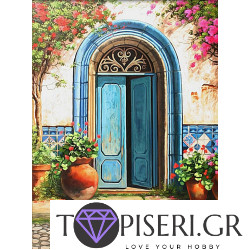 Painting By Numbers Blue Door 2