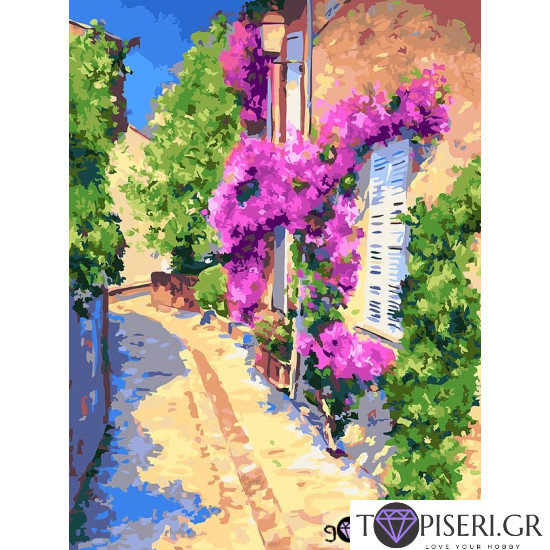 Painting By Numbers Wonderful Street 2 - Tapiseri.GR